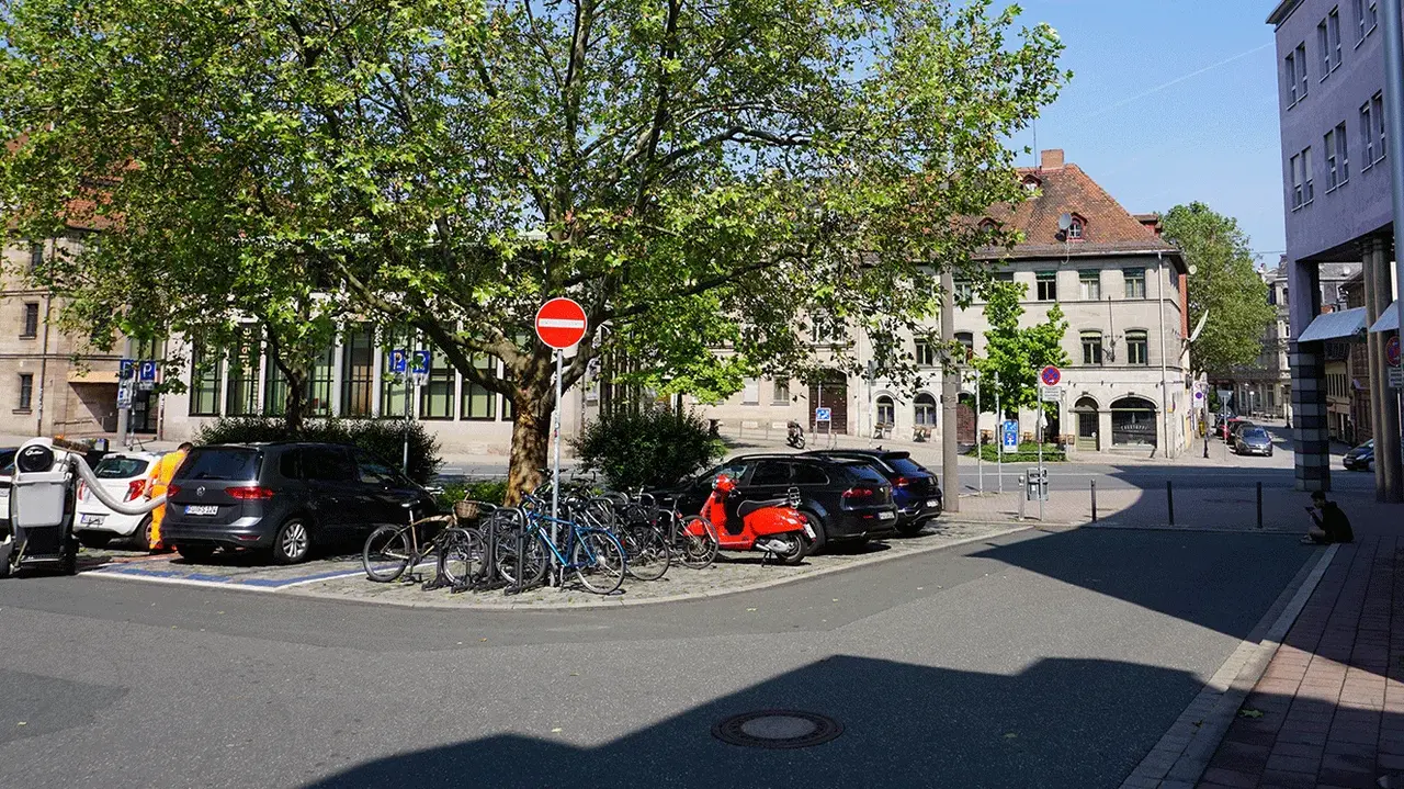 Blick auf den Königsplatz