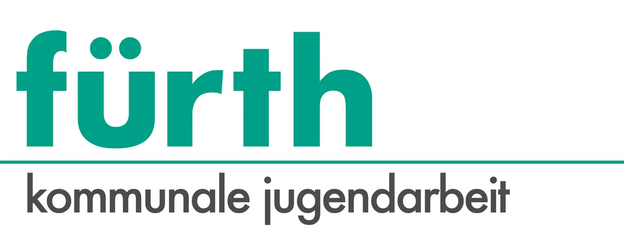 Logo der Abteilung Jugendarbeit mit dem Schriftzug "fürth. kommunale jugendarbeit"