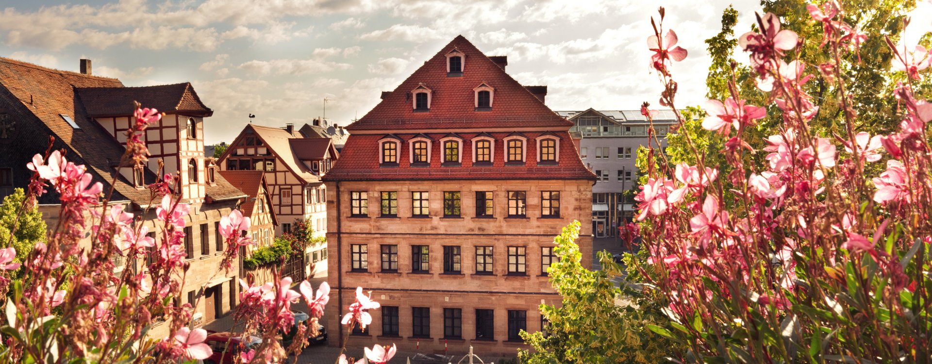 Ansicht des Wirtschaftrathaus der Stadt Fürth