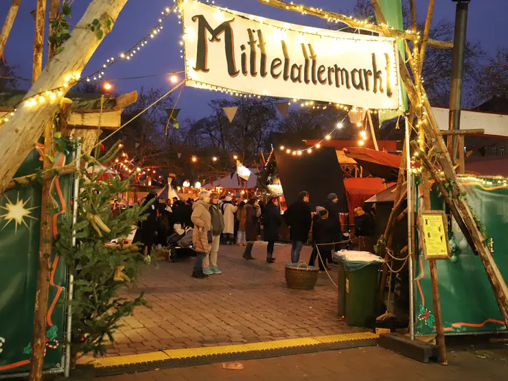 Der Eingang zum Mittelaltermarkt