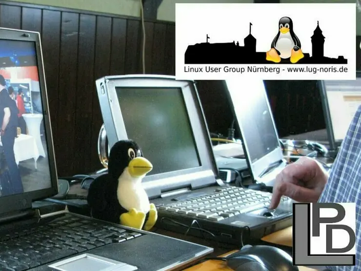 Bild von einem vergangenen Linux Präsentationstag. Foto: LUG Nürnberg