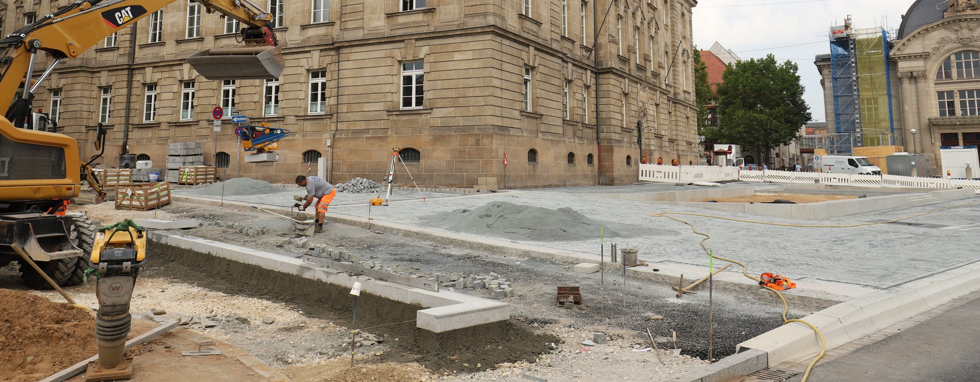 Baustelle Hallplatz