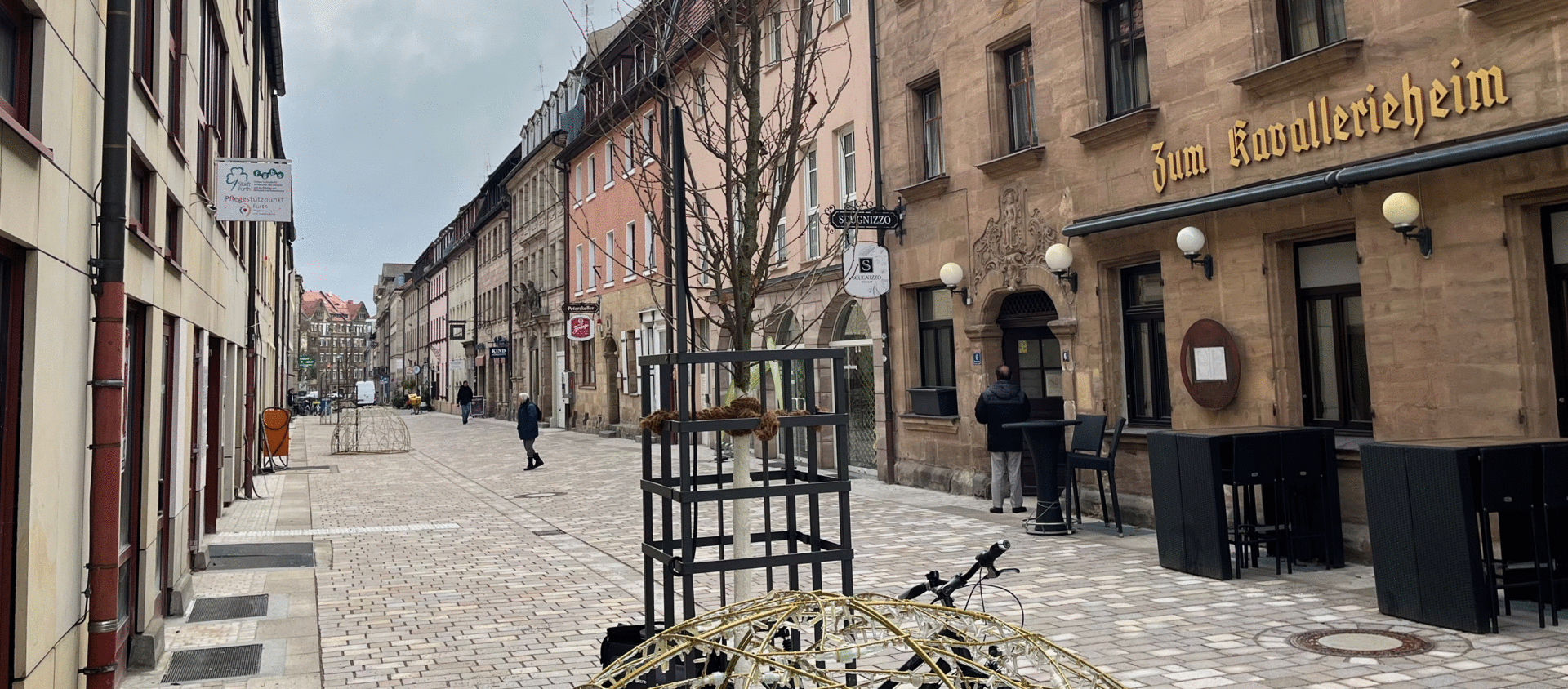 Blick in die Alexanderstraße nach dem Ausbau im November 2024