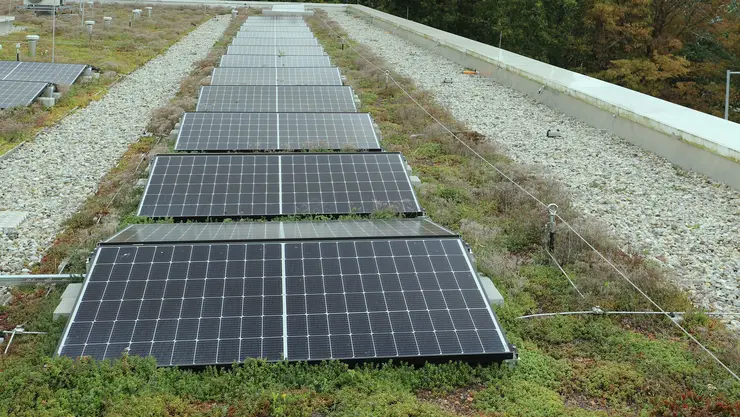 PV-Anlage auf einem Dach